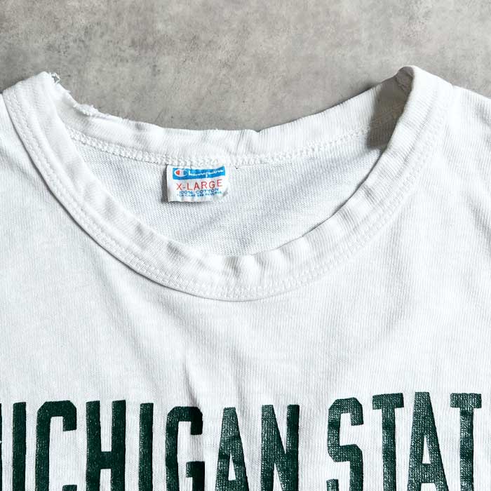 70s champion MICHIGAN STATE フットボールシャツ