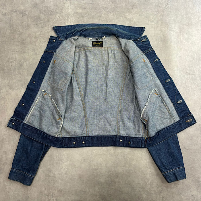70〜80s Wrangler USA製124mj デニムジャケット 70s Wrangler ラングラー 124MJ トラッカー デニム ジャケット
