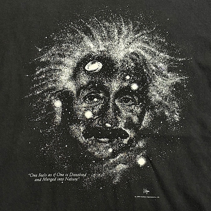 90's EINSTEIN Planetarium T-SHIRT BLACK/XL 90年代 アインシュタイン