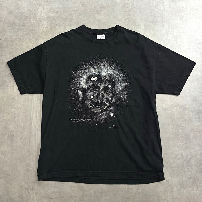 90's EINSTEIN Planetarium T-SHIRT BLACK/XL 90年代