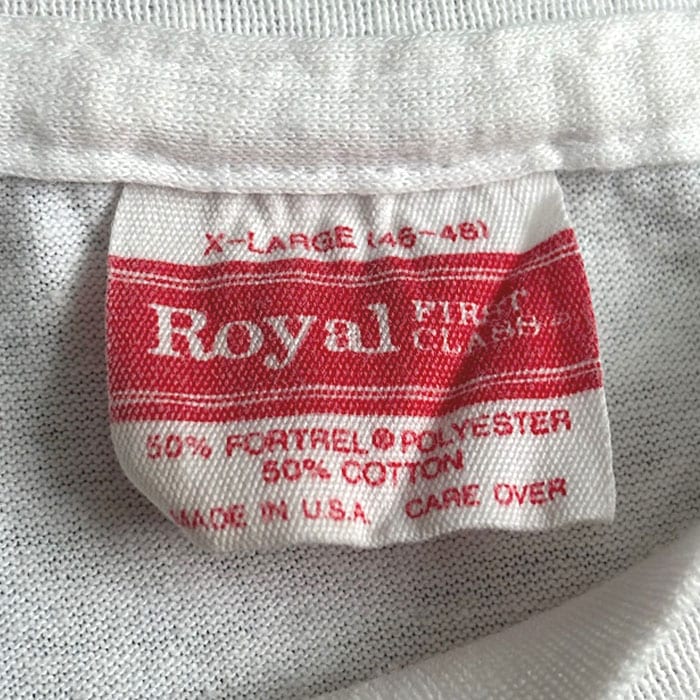80'S Rolling Stones Stickey Fingers T-Shirt Made in USA XL/WHITE