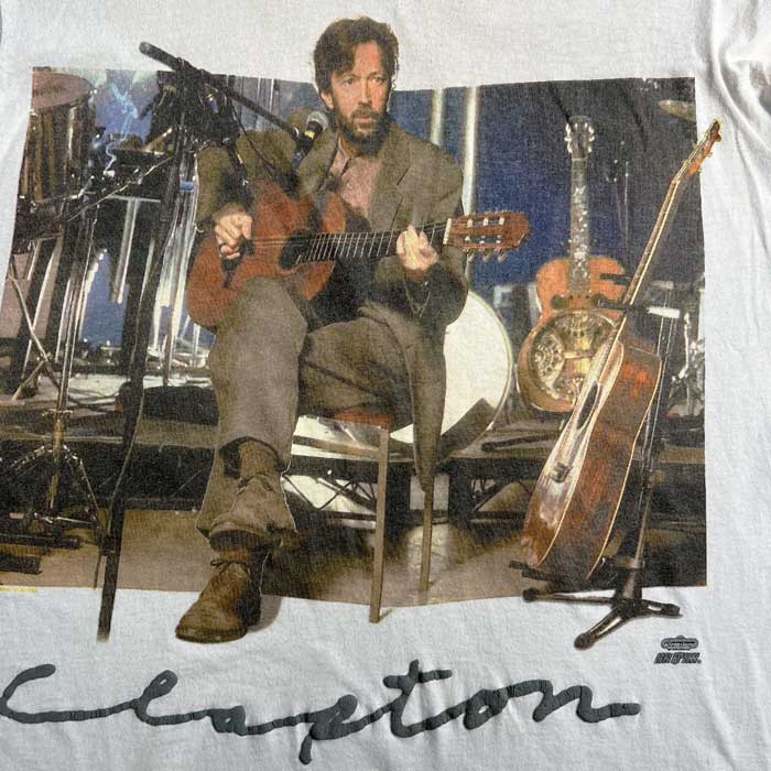 Eric Clapton 90s アンプラグド期 Tシャツ エリック　クラプトン T-SHIRT】90'S VINTAGE！ERIC CLAPTON Tee 複数入荷 : ディスク