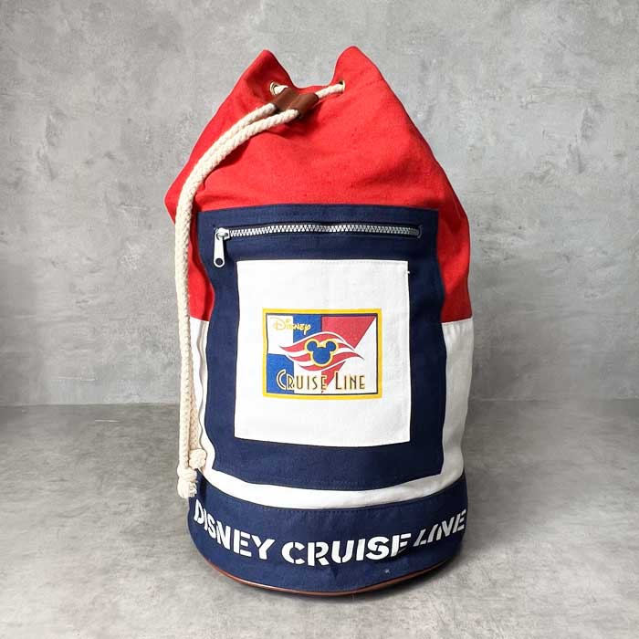 DISNEY CRUISE LINE SEA BACKPACK RED WHITE BLUE ディズニー クルーズ