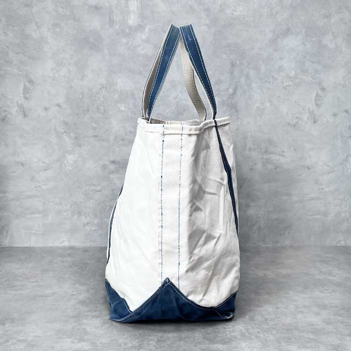 80'S L.L.BEAN TOTE BAG NAVY/NATURAL 90年代 L.L.Bean トート