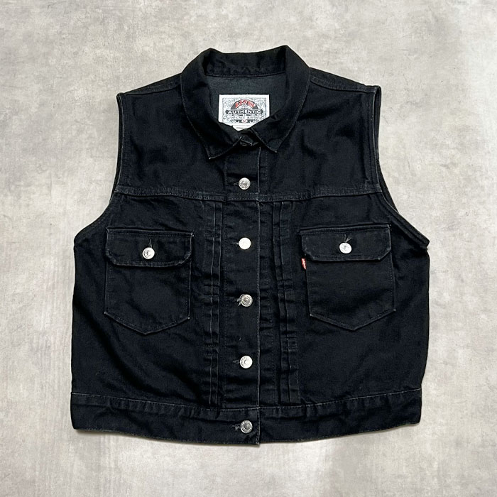 90'S LEVI'S 599-0260 2nd Type Vest BLACK/MEDIUM 90年代 リーバイス