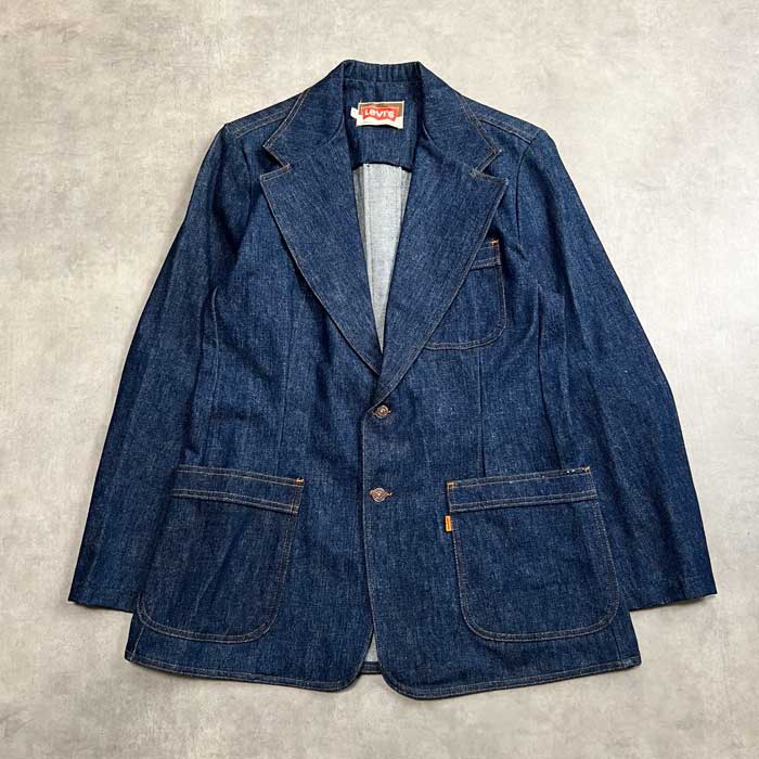 70'S LEVI'S 70662-0213 Denim Tailored Jacket SIZE/42 70年代