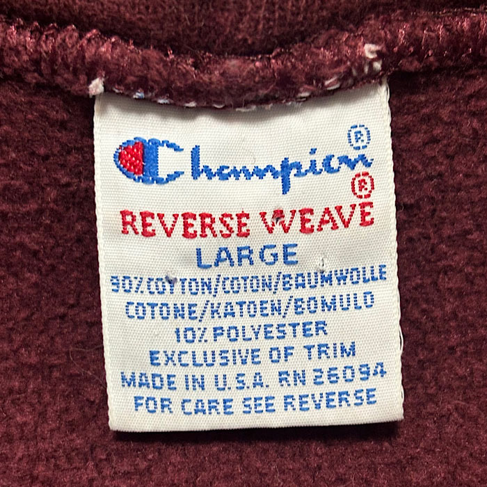 わ*い様 90s Champion RUTTGER'S reverse Vintage Rutgers Scarlet Knights Champion Reverse Weave