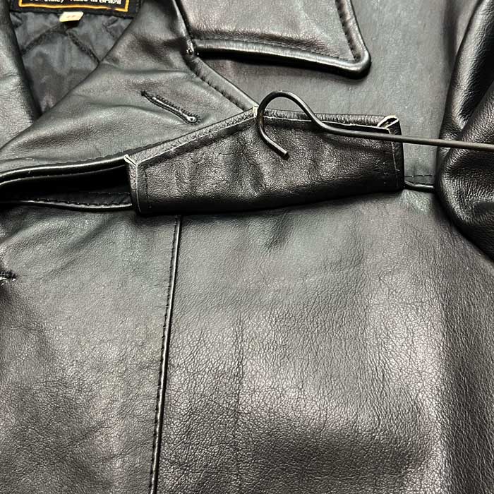70'S JC Penney TOWN CRAFT Leather Coat BLACK/42 70年代 J.C.ペニー