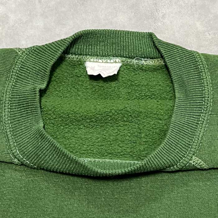 60'S TOWN CRAFT Raglan Vintage Sweat Shirts GREEN/M 60年代 タウン