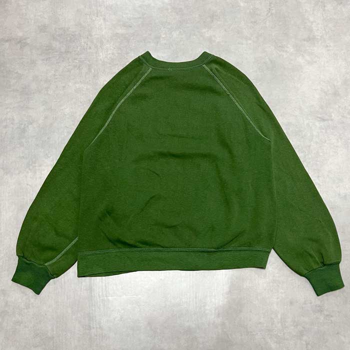 60'S TOWN CRAFT Raglan Vintage Sweat Shirts GREEN/M 60年代 タウン