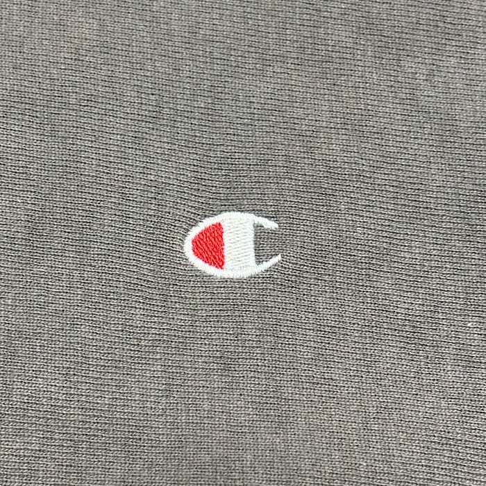 T4484 Champion Reverse Weave スナップボタン　USA 90's Champion Reverse Weave Snap Botton Made in USA L/GRAY