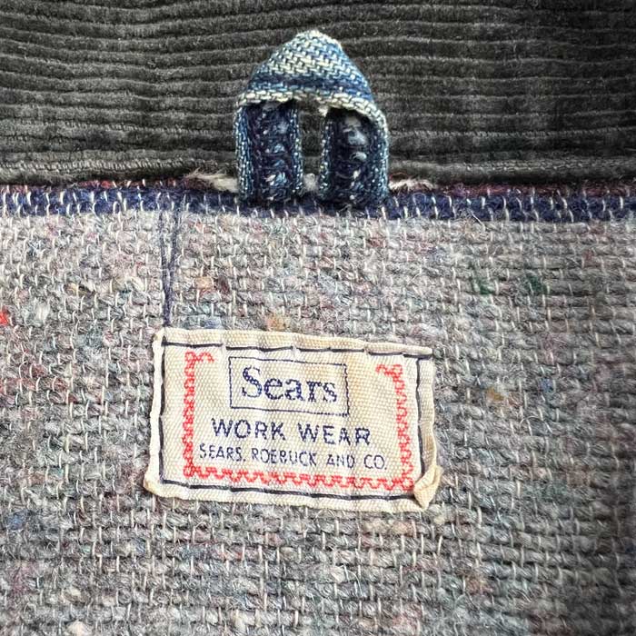 60'S SEARS Blanket Lined Denim Zip Jacket 60年代 シアーズ