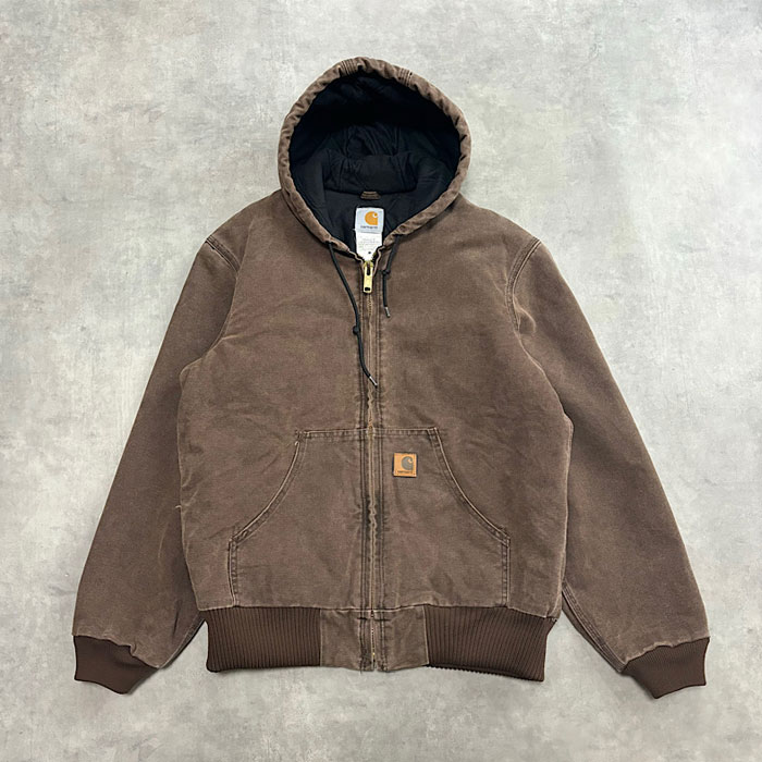 00'S CARHARTT Active Jacket BROWN 00年代 カーハート アクティブ