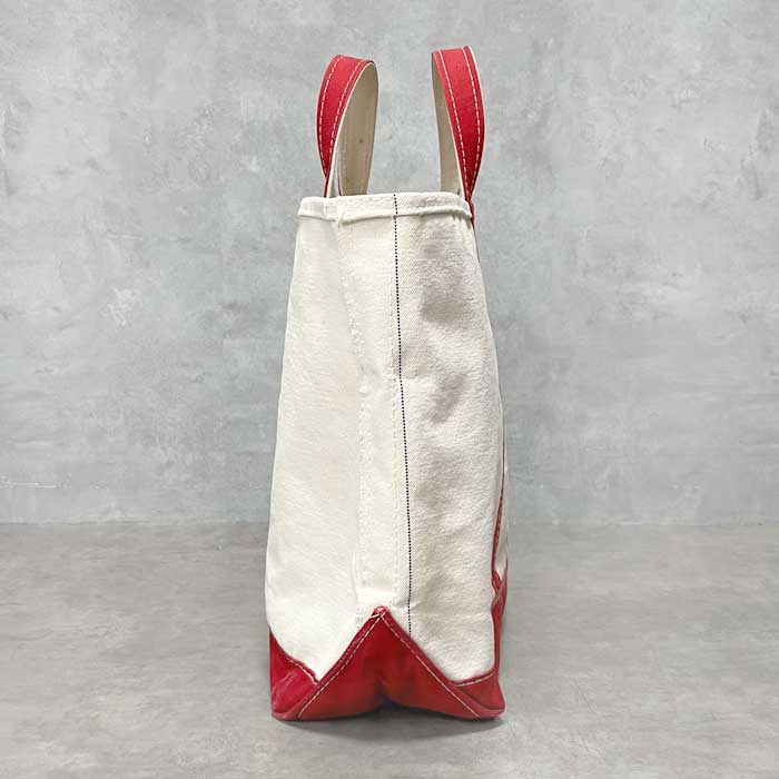 80'S L.L.BEAN TOTE BAG Made in USA RED/NATURAL 80年代 L.L.Bean