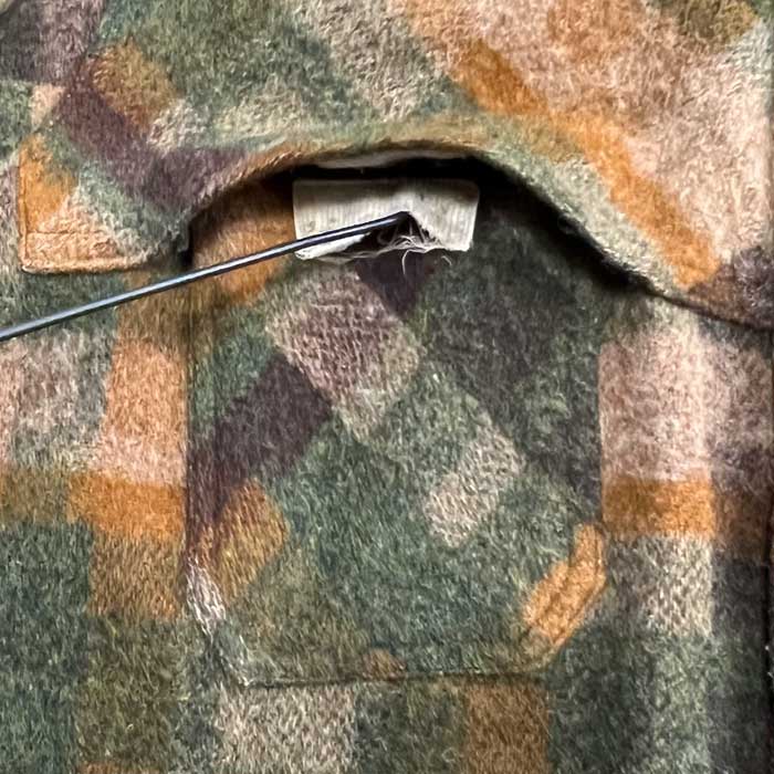 70'S WOOLRICH Mackinaw Check Wool Jacket BROWN/XL 70年代 ウール