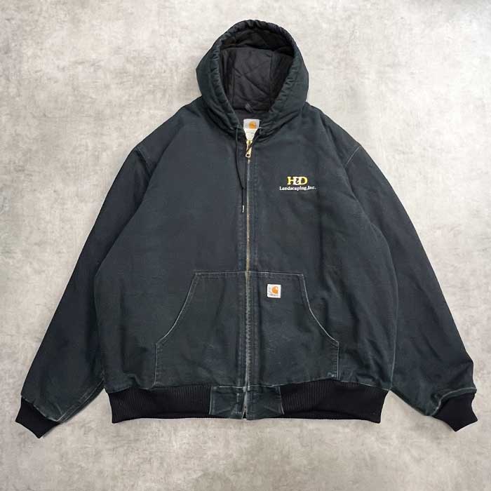 美品　Carharttアクティブジャケット xxlサイズ ブラック CARHARTT ACTIVE JACKET BLACK/XXL カーハート アクティブ ジャケット