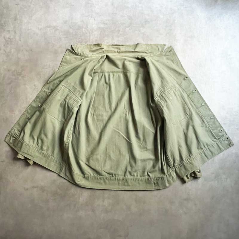 【超希少】ロンハーマン ヘリンボーンツイル ミリタリージャケット フェード 40's U.S ARMY M-41 13 Star Botton HBT Jacket Size 46R 40年代