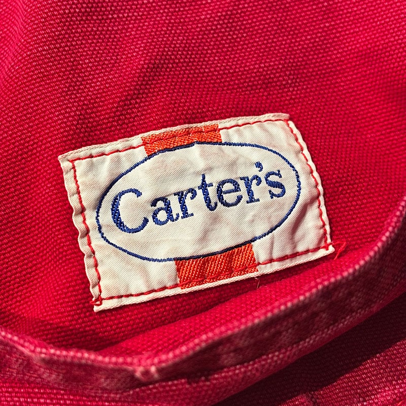 60's CARTERS Duck Vest/RED 60年代 カーターズ ダック ボア ベスト