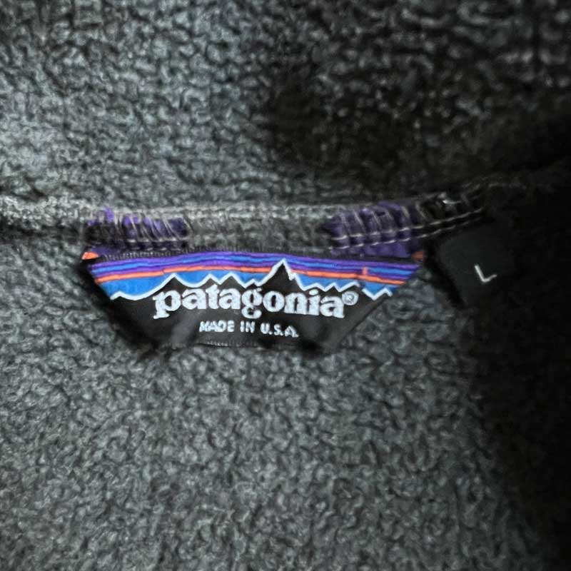 80'S PATAGONIA Synchilla Snap-T GRAY/L Made in USA 80年代