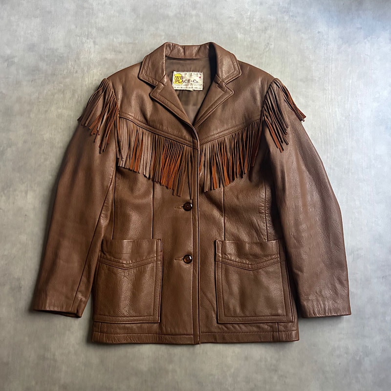 vintage フリンジ レザージャケット アーカイブ ヒッピー vintage 70's フリンジ レザージャケット アーカイブ ヒッピー