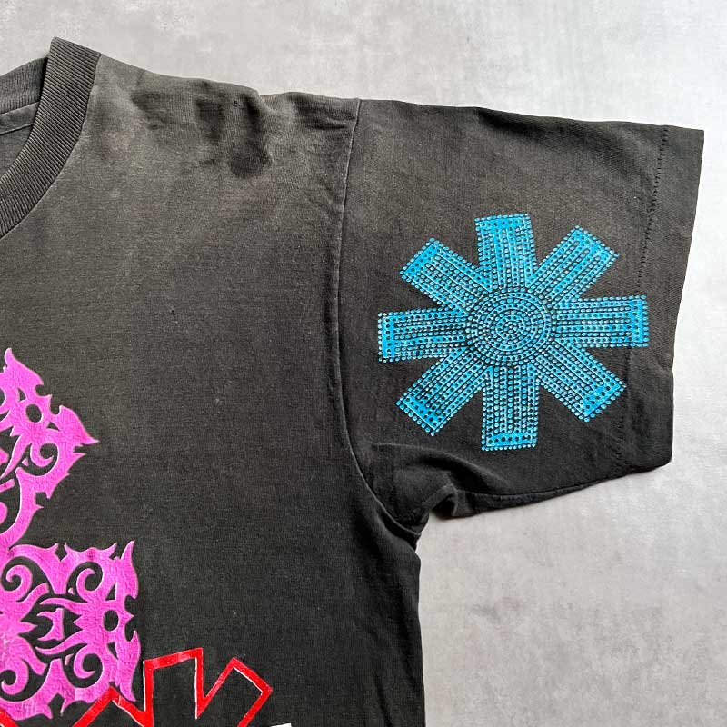 1992年　レッチリ　ハンキーパンキー　トライバルTシャツ Lサイズ 1992 RED HOT CHILI PEPPERS Hanky Panky T-Shirts BLACK/L Made