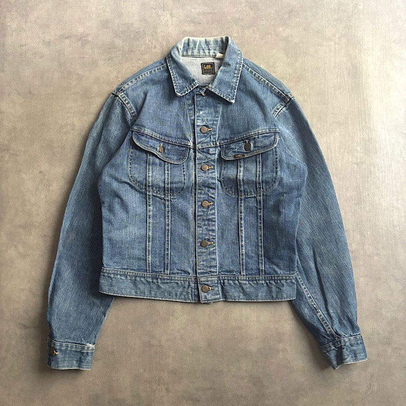 80's Lee 220J PATD-153438 Denim Jacket Made in USA 80年代 リー