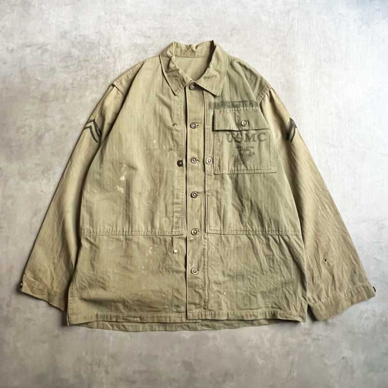 40'S USMC P-44 HBT Jacket 40年代 アメリカ海兵隊 P-44 ヘリンボーン