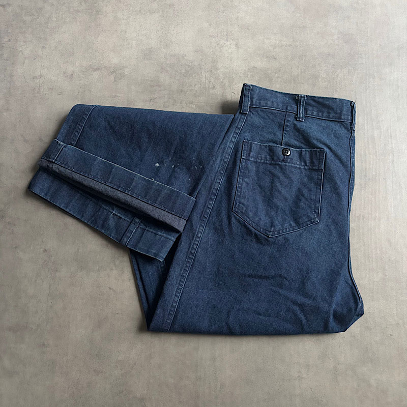 80's U.S NAVY Denim Sailor Flare Pants W31 80年代 アメリカ海軍