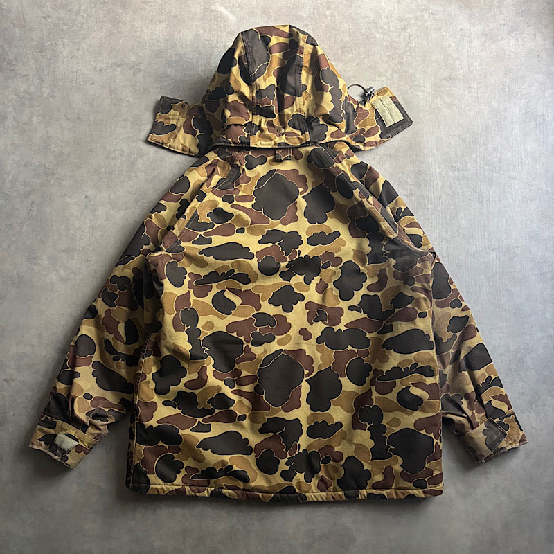 70-80'S EDDIE BAUER Gore-Tex Duck Camo Down Parka XL 70-80年代
