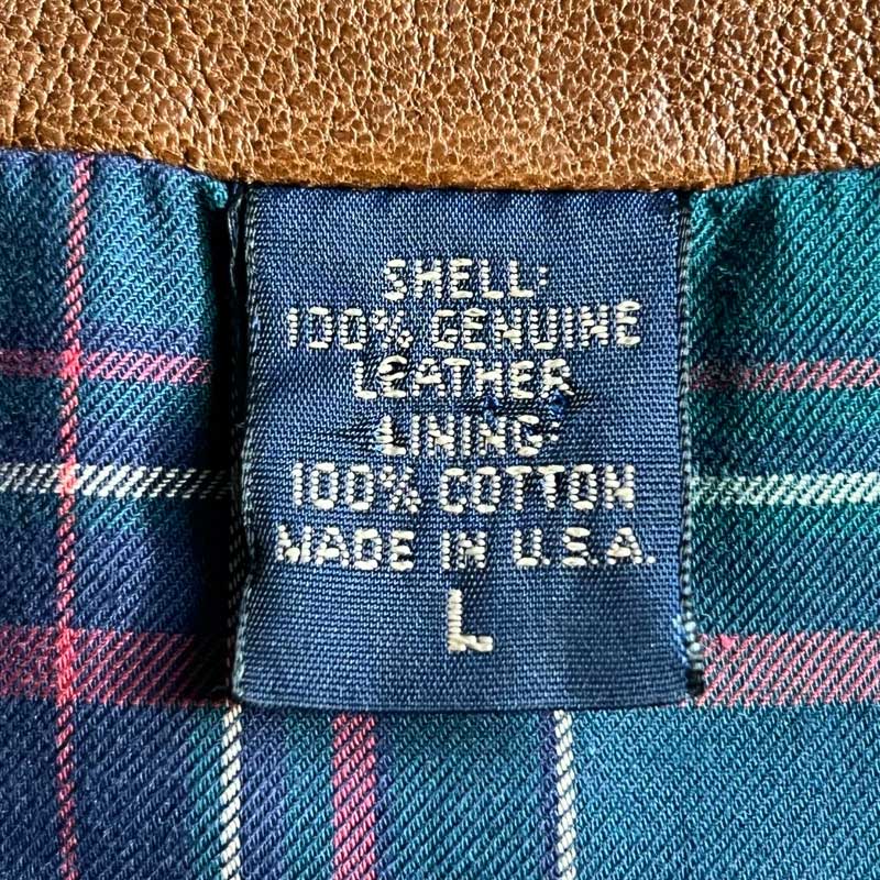 【コアファイター】レザーベスト　Lサイズ　アメリカ製 レザーベスト 本革 メンズ バイカー Hotleathers サイドレース