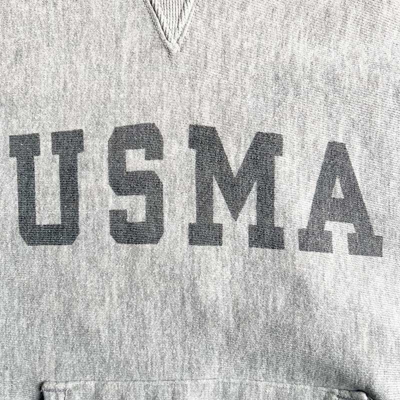 ビンテージ1980’s USMA CHAMPIONミリタリースウェットUSA 80s USMA CHAMPION REVERSE WEAVE - MATIN, VINTAGE OUTFITTERS