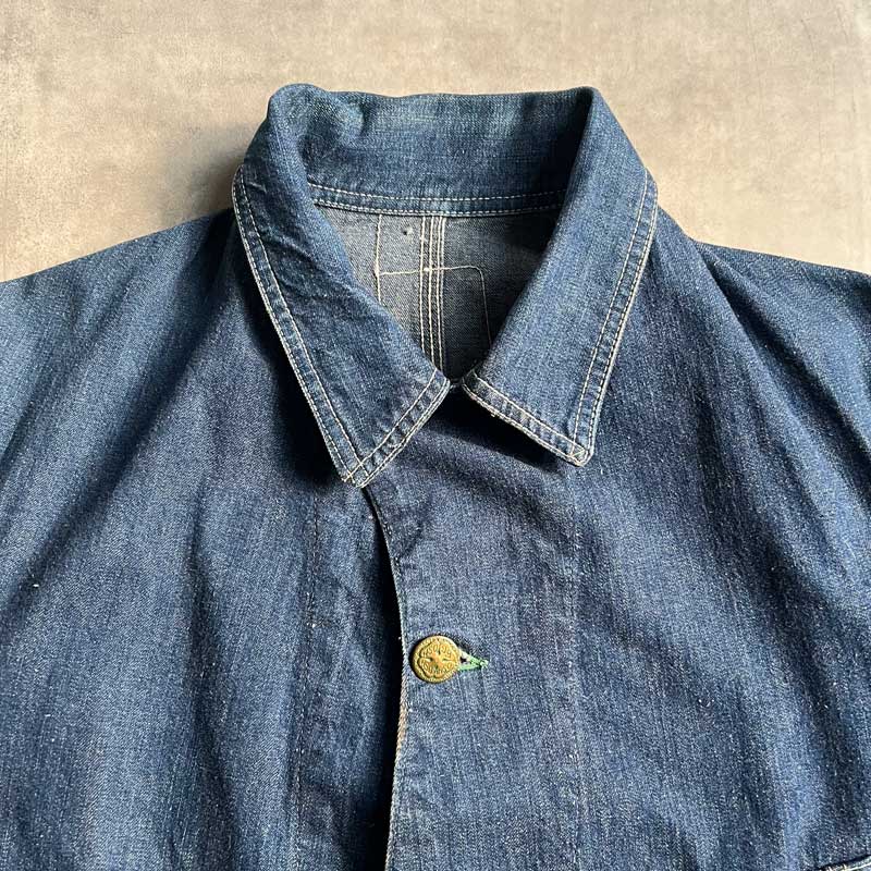 40'S OSHKOSH Denim Chore Jacket 40年代 オシュコシュ デニム チョア