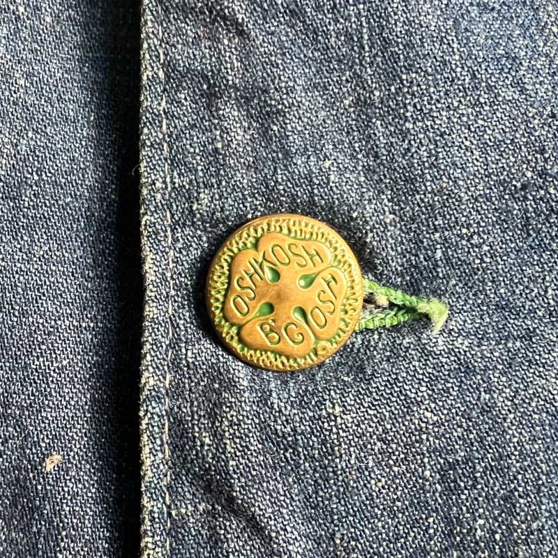 40'S OSHKOSH Denim Chore Jacket 40年代 オシュコシュ デニム チョア