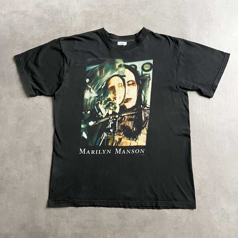 90'S MARILYN MANSON Beautiful People T-Shirts Made in USA BLACK/L