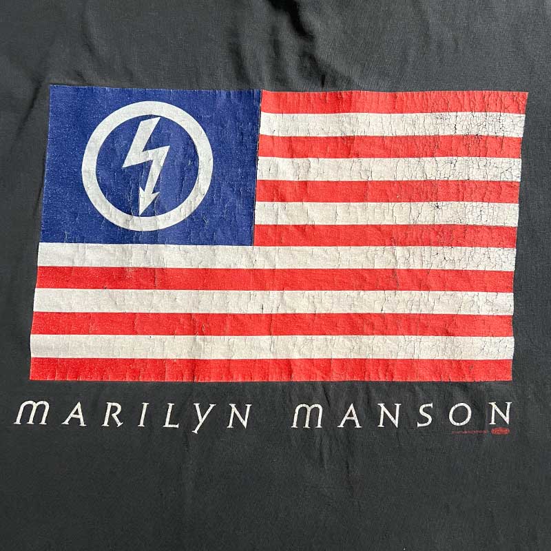 90'S MARILYN MANSON American by Birth Antichrist by Choice T