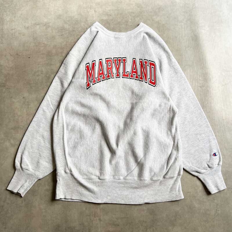 チャンピオン リバースウィーブ カレッジ スウェット 両面プリント 90s
