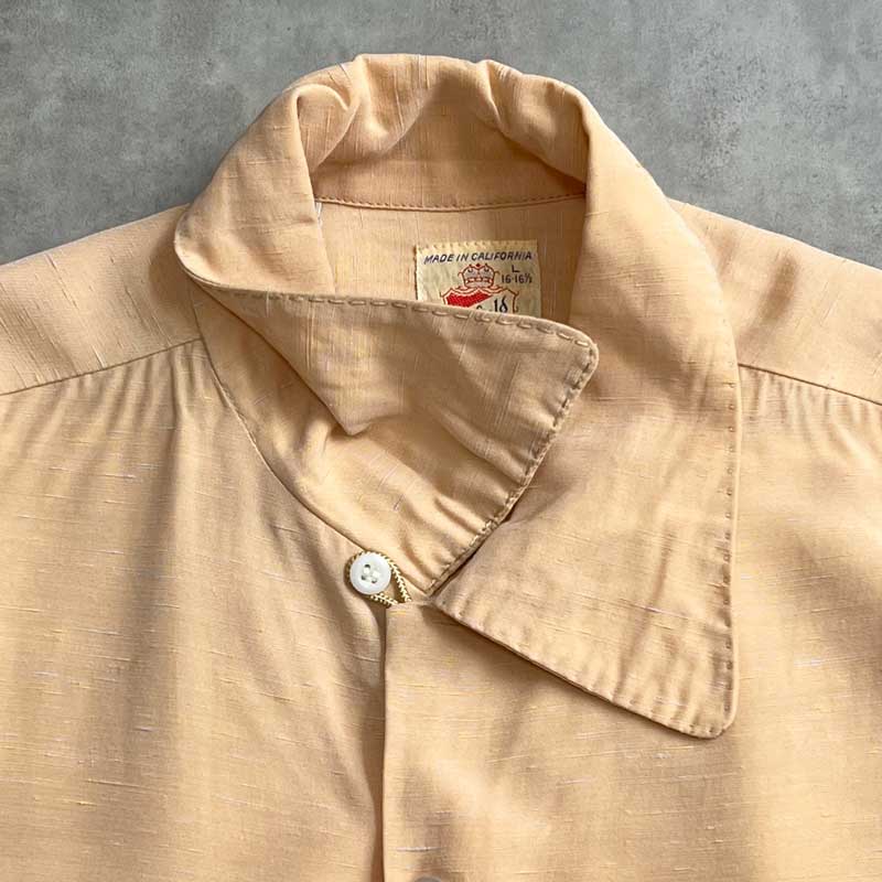 50'S ASHFIELD by DUKE OF HOLLYWOOD Open Collar Long Sleeve