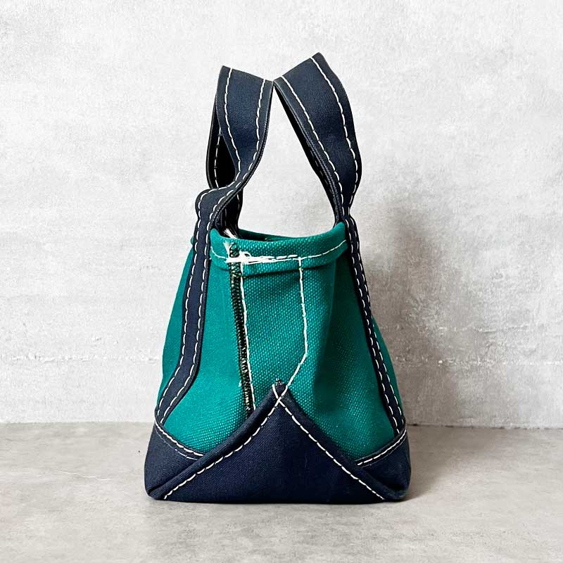 超珍品／LLBEAN／デニム／トート／NAVY／GREEN／80s／希少／旧タグ L.L.Bean（エルエルビーン） 80'S L.L.BEAN Deluxe Mini Tote Bag