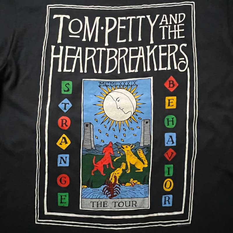 80'S Tom Petty & The Heartbreakers Strange Behavior Tour T-Shirts