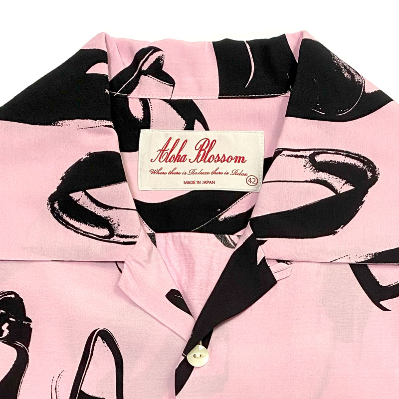 アロハブロッサム ALOHABLOSSOM ALOHA SHIRTS HEELS/PINK