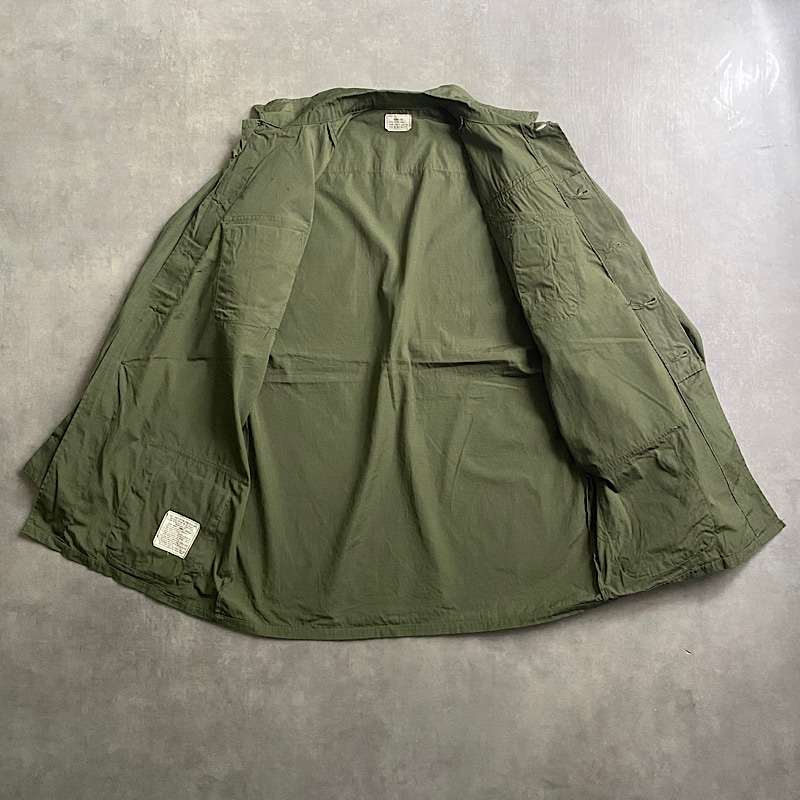 1969 U.S ARMY 5th Jungle Fatigue Military Jacket Rip-Stop MEDIUM