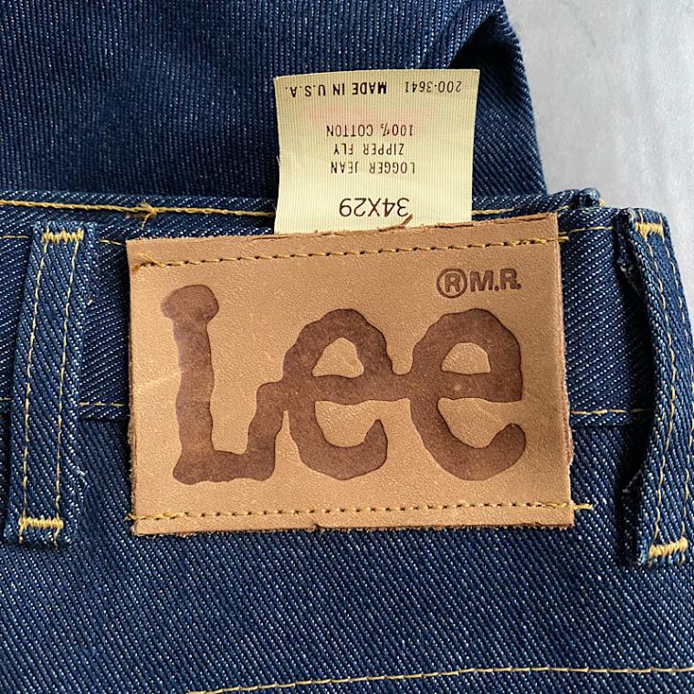 DEAD STOCK 80's Lee 200-364 Logger Jeans Made in USA W34L29 デッド