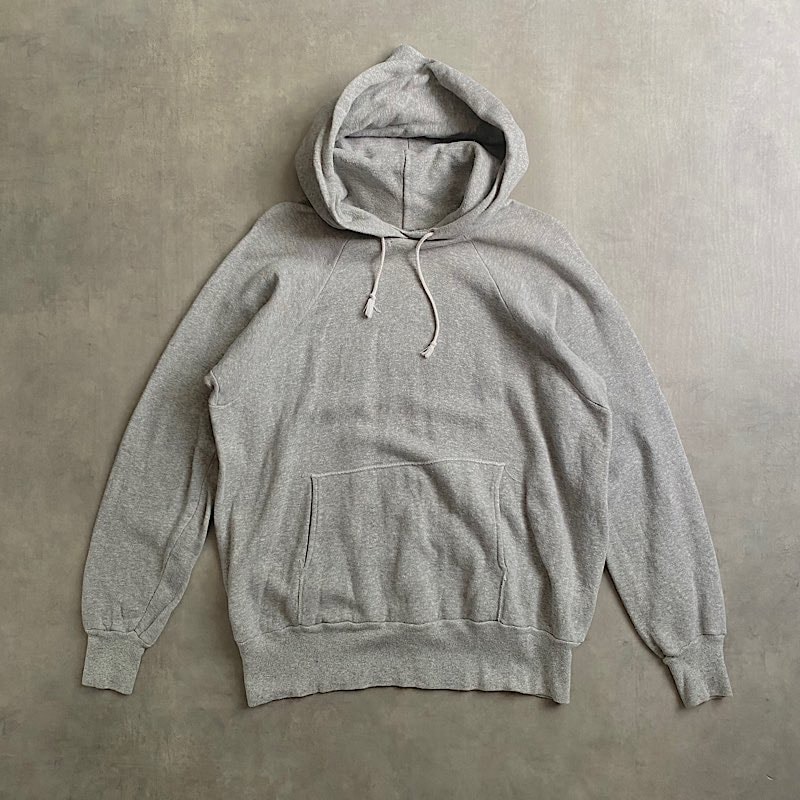 60'S BRENT SWEAT HOODIE GREY 身幅56 60年 ブレント ラグラン