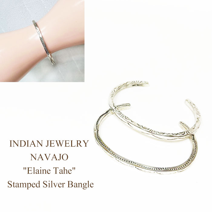 最終値下げ】Navajo Elain Tahe作極太鏡面バングル 最終値下げ