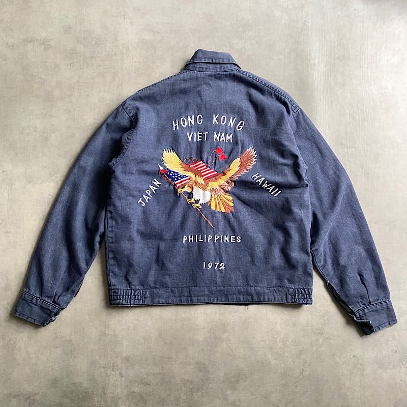 60'S DENIM SOUVENIR TOUR JACKET L 60年代 デニム スーベニア