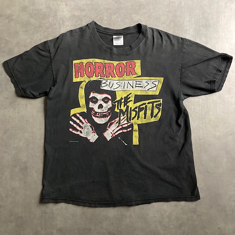 90's MISFITS Horror Business T-shirts Made in USA BLACK/L 90年代
