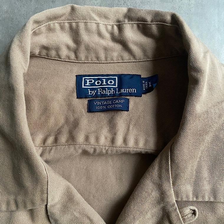 90'S POLO by Ralph Lauren Vintage Camp Short Sleeve Shirts L