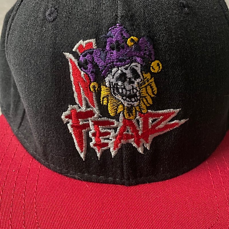 90'S NO FEAR SKULL CAP MADE IN USA ONESIZE/BLACK 90年代 ノー