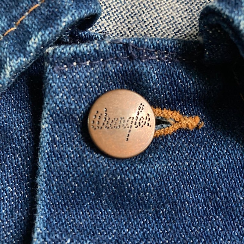 80's WRANGLER 74126 NV Denim Jacket Made in USA/44 80年代