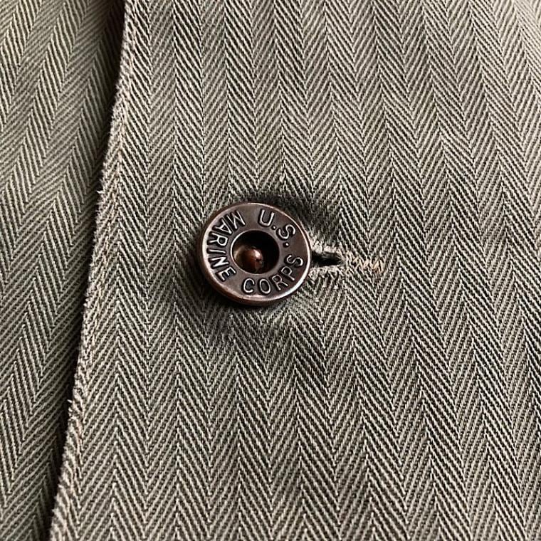 40's U.S.M.C P-41 HBT Jacket 身幅58cm 40年代 アメリカア海兵隊 P-41